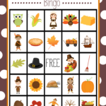 Thanksgiving Bingo Game   Crazy Little Projects With Regard To Turkey Bingo Template