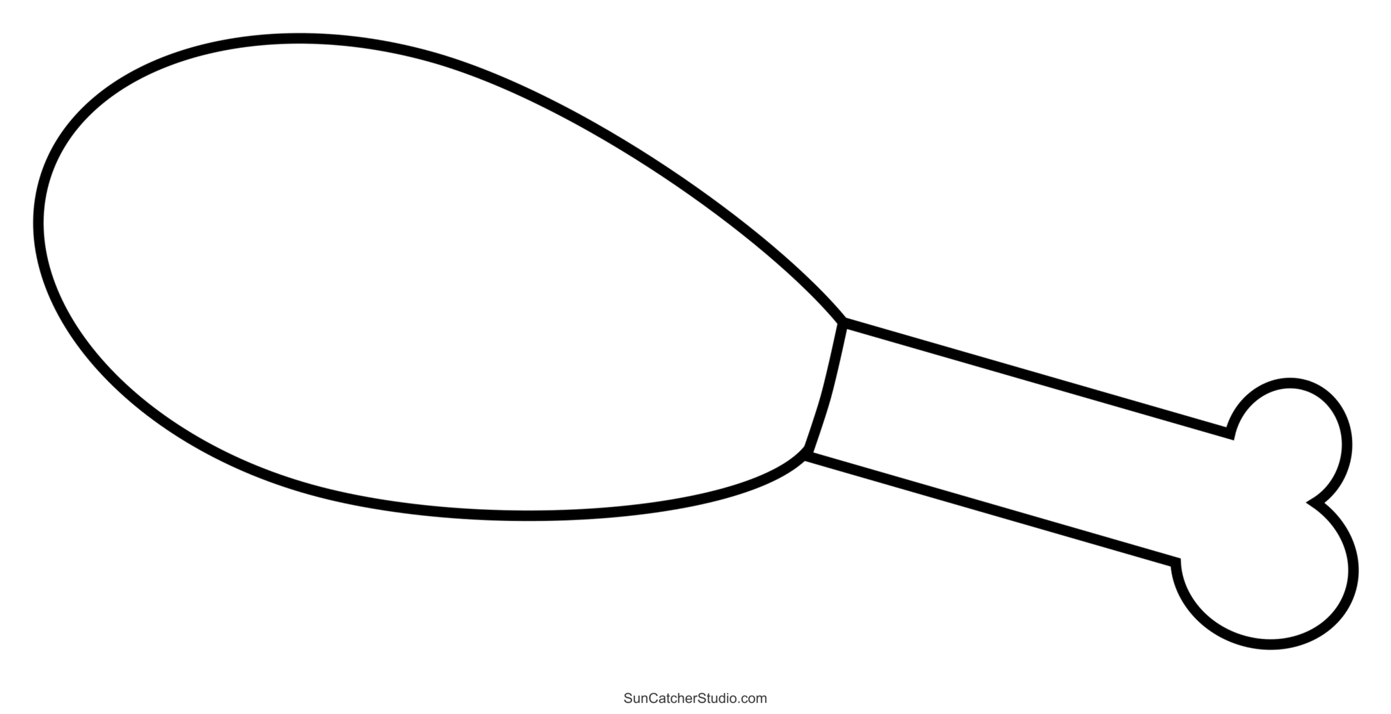 Thanksgiving Clipart, Templates, Patterns, &amp;amp; Graphics – Free in Turkey Leg Template