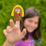 Thanksgiving Crafts: Turkey Finger Puppet (Free Pattern) | Fun In Turkey Finger Puppet Template