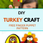 Thanksgiving Crafts: Turkey Finger Puppet (Free Pattern) | Fun Throughout Turkey Finger Puppet Template