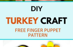 Thanksgiving Crafts: Turkey Finger Puppet (Free Pattern) | Fun throughout Turkey Finger Puppet Template