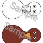 Thanksgiving Cut & Paste Turkey Activity   The Functional Homeschool Intended For Brown Turkey Body Template