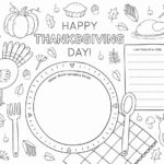Thanksgiving Placemats | Skip To My Lou With Regard To Turkey Placemat Template