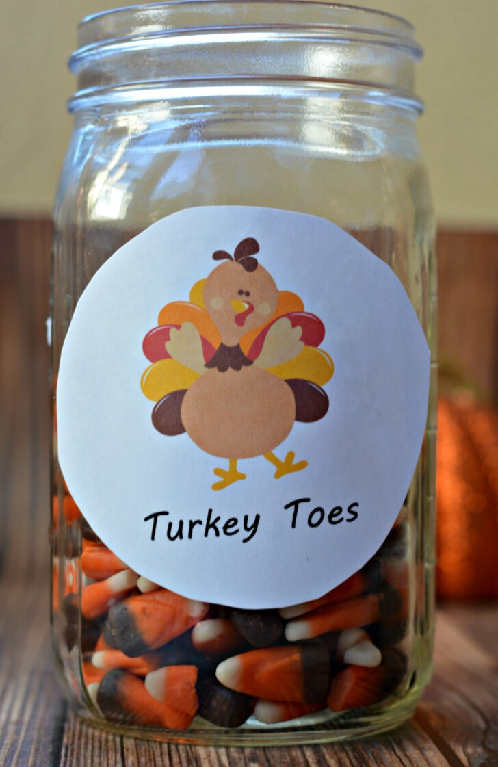 Free Turkey Toes Template