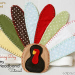 Thanksgiving Turkey Headband Tutorial   In Feather Headband Template 3 8 Inches