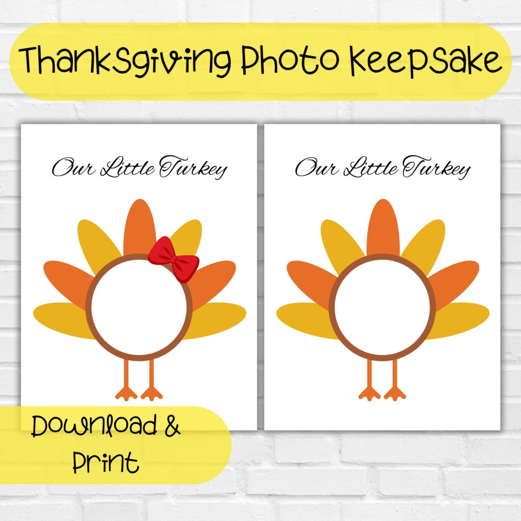 Little Turkey Template | Printable Templates