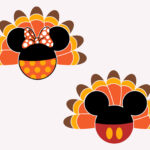 Thanksgiving Turkey Svg Bundle, Mouse Turkey Svg, Happy Intended For Minnie Mouse Turkey Disguise Template