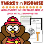 Thanksgiving Writing Activity For Kids, Turkey In Disguise Writing Intended For Turkey Disguise Writing Template