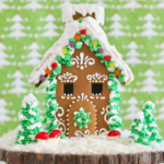 The Ultimate Homemade Gingerbread House Kit Recipe Inside Gingerbread House Kit Template