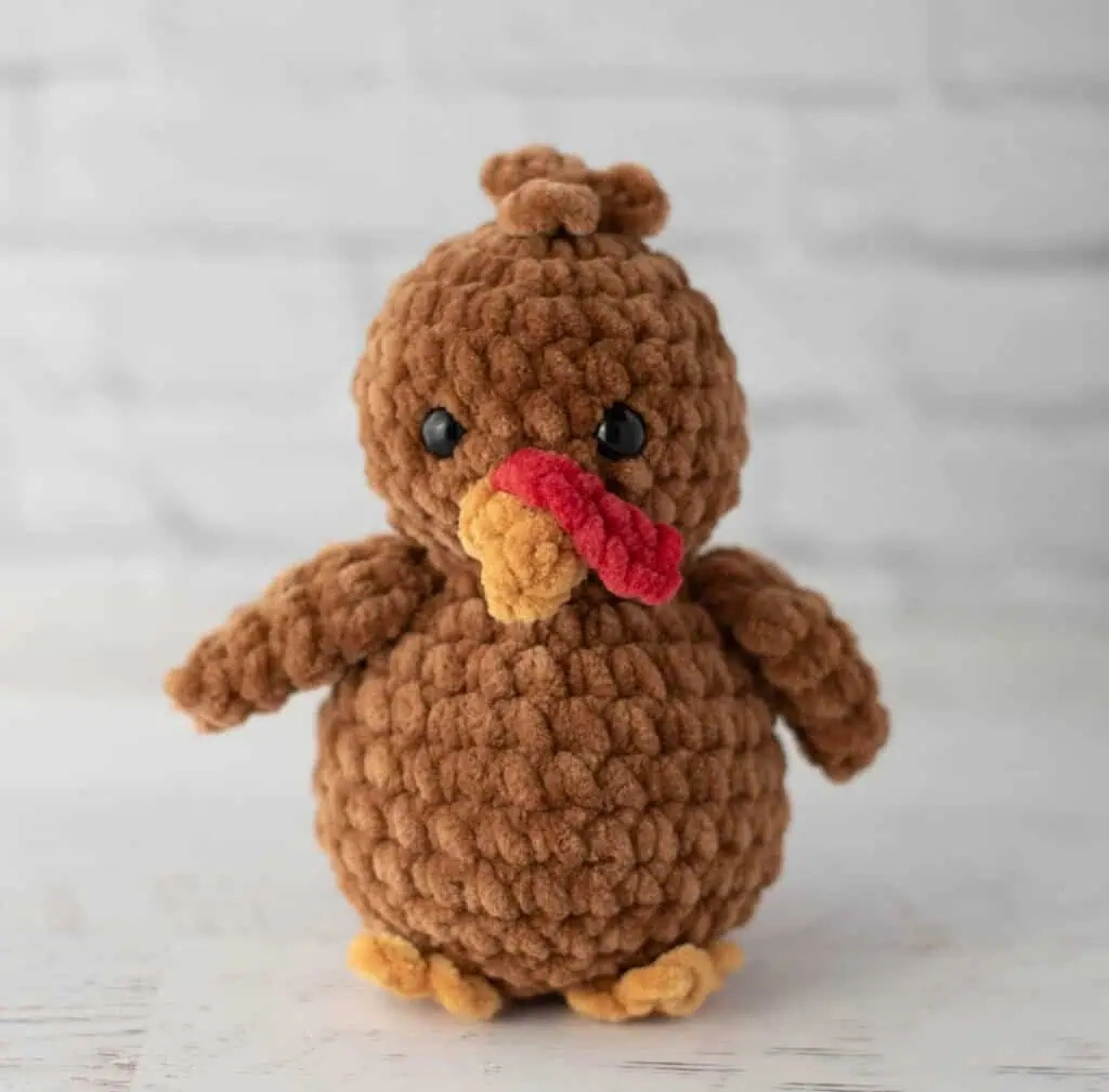 Toby The Crochet Turkey - Crochet 365 Knit Too within Naked Turkey Template