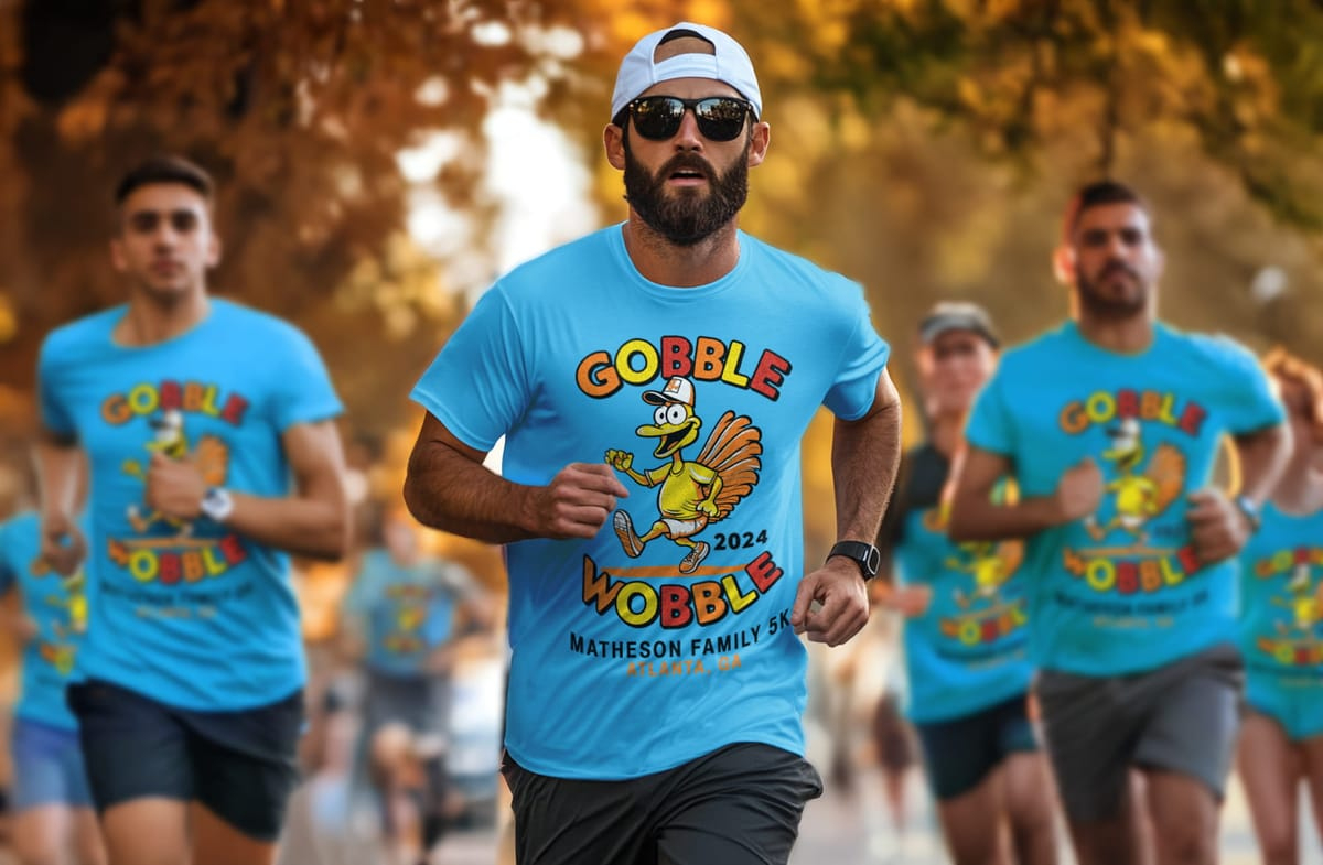 Top Turkey Trot T-Shirt Design Ideas For Your Next Run intended for Turkey Trot Design Templates