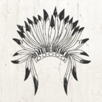 Tribal Svg, Boho Svg, Headdress Svg, Feathers Svg, Headdress Clip Throughout Feather Template For Indian Headband Circut