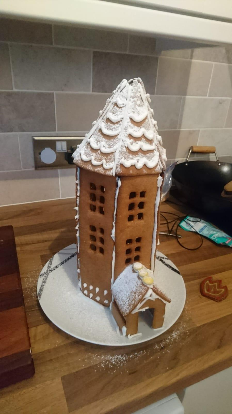 Tried Something Different And Made A Gingerbread Moomin House : R for Moomin Gingerbread House Template