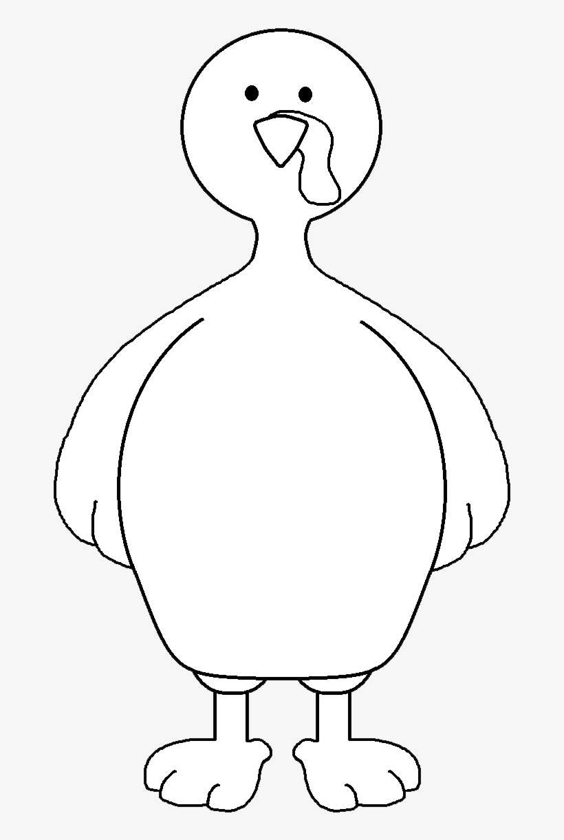 Turkey Body Printable in Body Of A Turkey Template