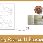 Turkey Bookmark For Kids   Frosting And Glue  Easy Crafts, Games Throughout Turkey Bookmark Template