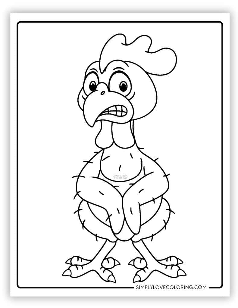 Turkey Coloring Pages (Free Pdf Printables) – Simply Love Coloring inside Free Printable Turkey Without Feathers Template