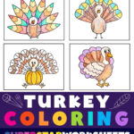 Turkey Coloring Pages (Free Printables)   Superstar Worksheets Regarding Colored Turkey Template