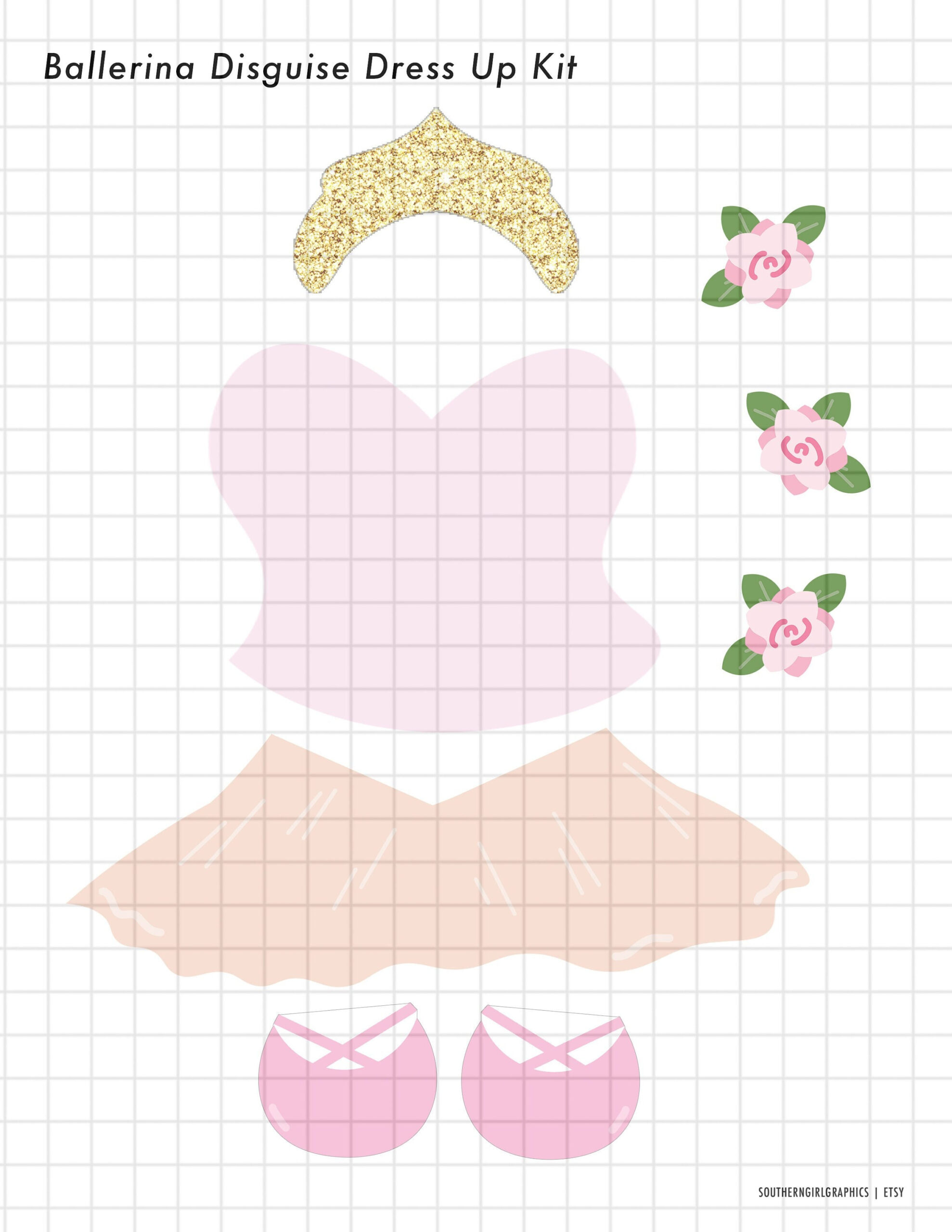 Turkey Disguise Printable - Ballerina Turkey, Ballerina Disguise in Template Turkey in Disguise Printable Outfits