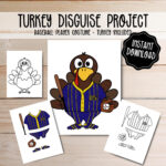 Turkey Disguise Printable: Baseball Player Costume Craft (Digital Pertaining To Disguise A Turkey Baseball Player Template
