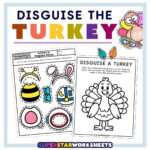 Turkey Disguise Project   Superstar Worksheets Throughout Turkey Disguise Project Template Printable