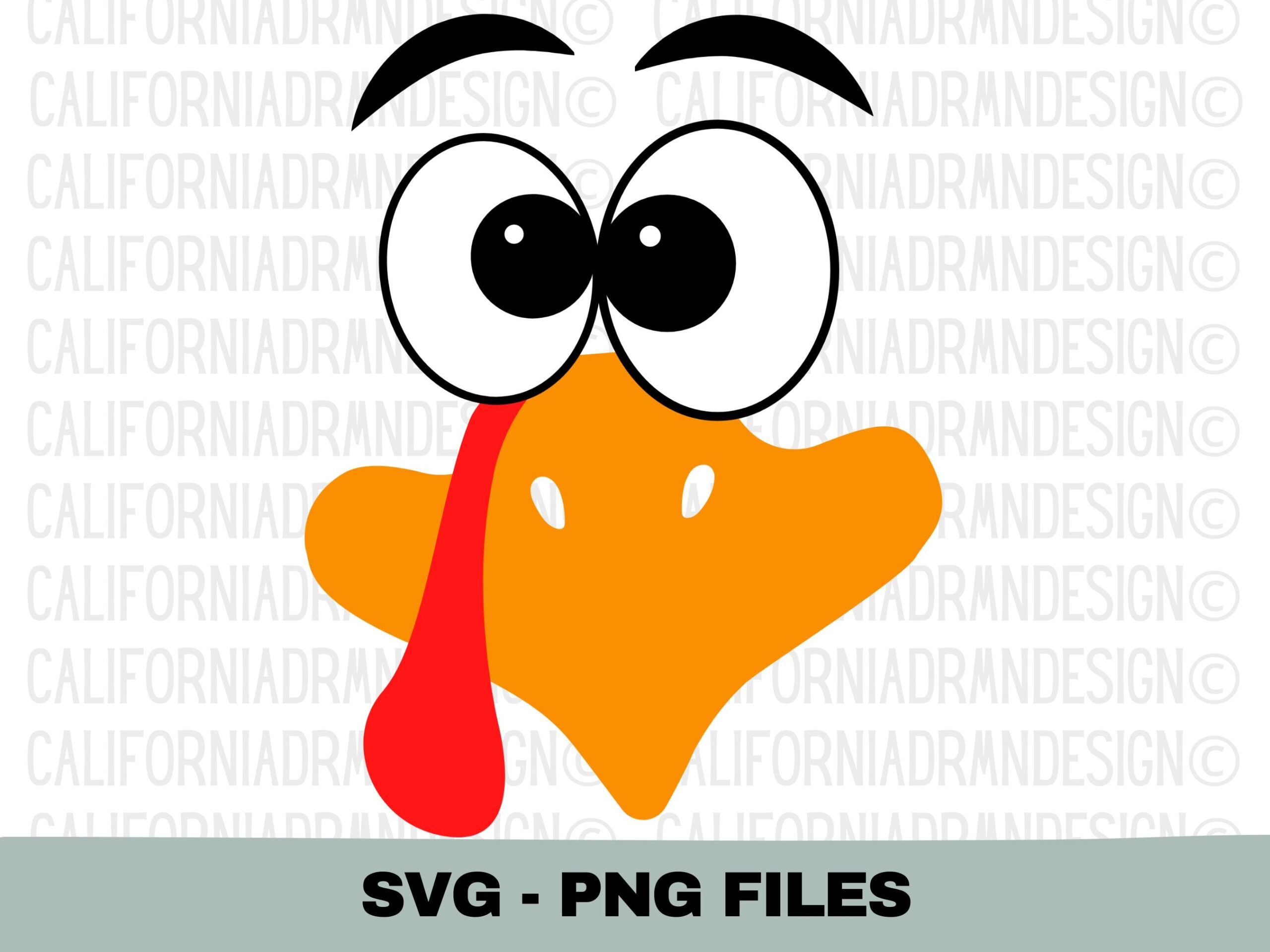 Turkey Face Svg, Funny Turkey Svg, Cute Kids Fall Shirt Design with Turkey Nose Template