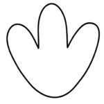 Turkey Feet Template Intended For Turkey Feet Template