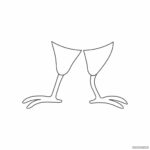 Turkey Feet Template Printable   Gridgit | Printable Turkey Within Turkey Feet Template