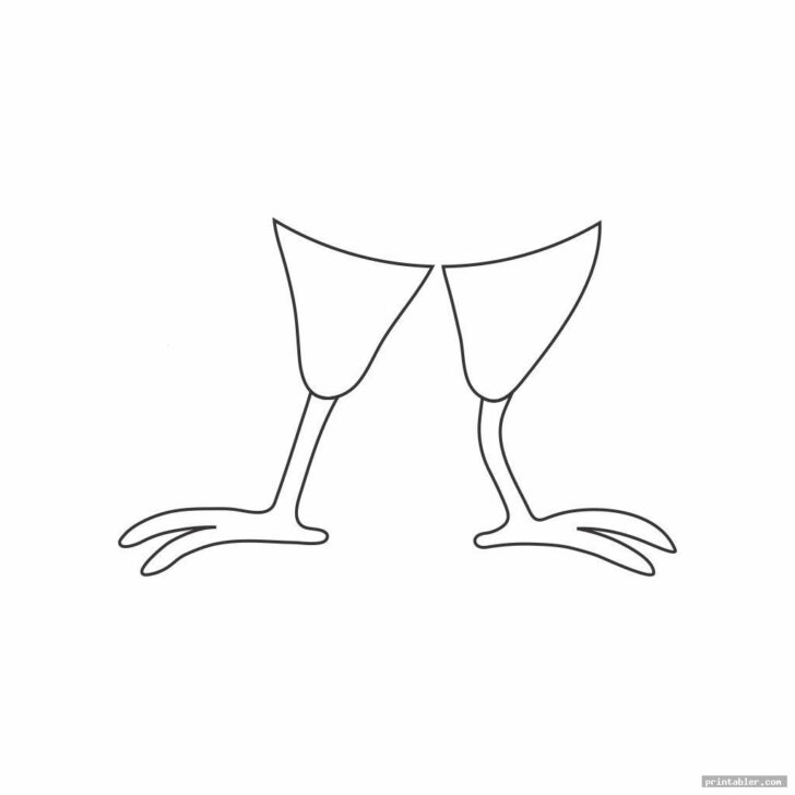Turkey Feet Template