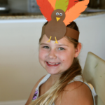 Turkey Hat Craft: Our Favorite Diy Turkey Headband   Momdot Inside Thanksgiving Feather Hat Template