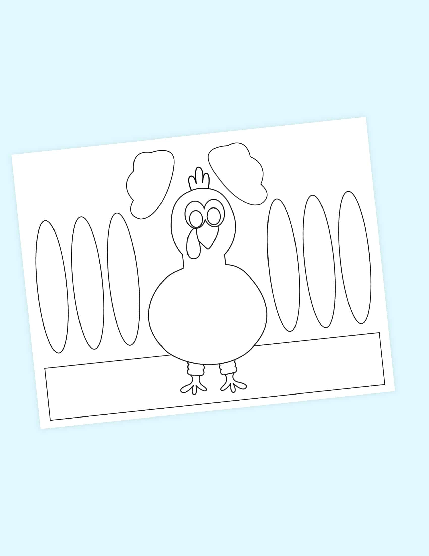 Turkey Headband Craft Template inside Free Printable Turkey Headband Craft Template
