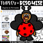 Turkey In Disguise Craft Template Project Digital And Printable Regarding Disguise A Turkey Template Tpt