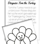 Turkey In Disguise Free Printables Inside Disguise Turkey Template