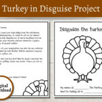 Turkey In Disguise Project | Turkey Printable | Thanksgiving Game With Regard To Disguise A Turkey Project Template