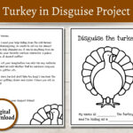 Turkey In Disguise Project | Turkey Printable | Thanksgiving Game With Regard To Hide The Turkey Template