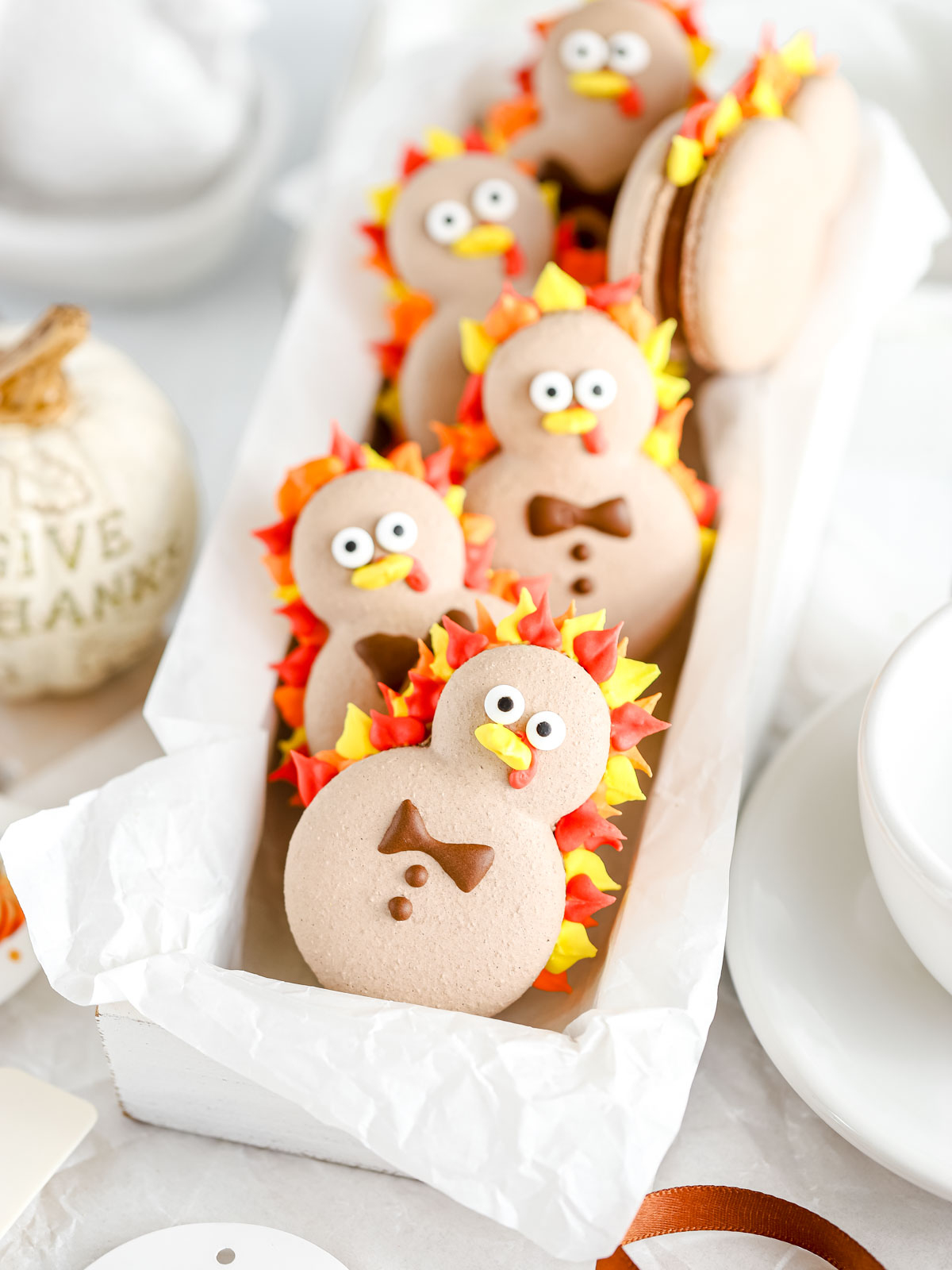 Turkey Macarons throughout Turkey Macaron Template