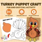Turkey Paper Bag Puppet – Printable Craft Template For Kids Throughout Turkey Paper Bag Puppet Template
