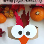 Turkey Paper Headbands   Sew Woodsy In Free Printable Turkey Headband Craft Template