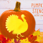 Turkey Pumpkin Stencil, Thanksgiving Printable Pumpkin Stencil Regarding Pumpkin Carving Template Turkey