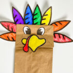 Turkey Puppet Kids Craft With Free Printable   Raising Veggie Lovers Throughout Fat Turkey Template For Toddlers