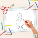 Turkey Template, Body Outline & Coloring Page Set For Crafts Pertaining To Turkey Body Template Without Feathers