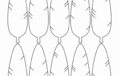 Turkey Template – Childhood Magic within Simple Turkey Feather Template