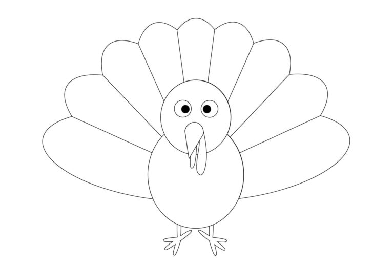Arts and Crafts Turkey Template