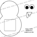 Turkey Template   Etsy Uk Within Turkey Nose Template