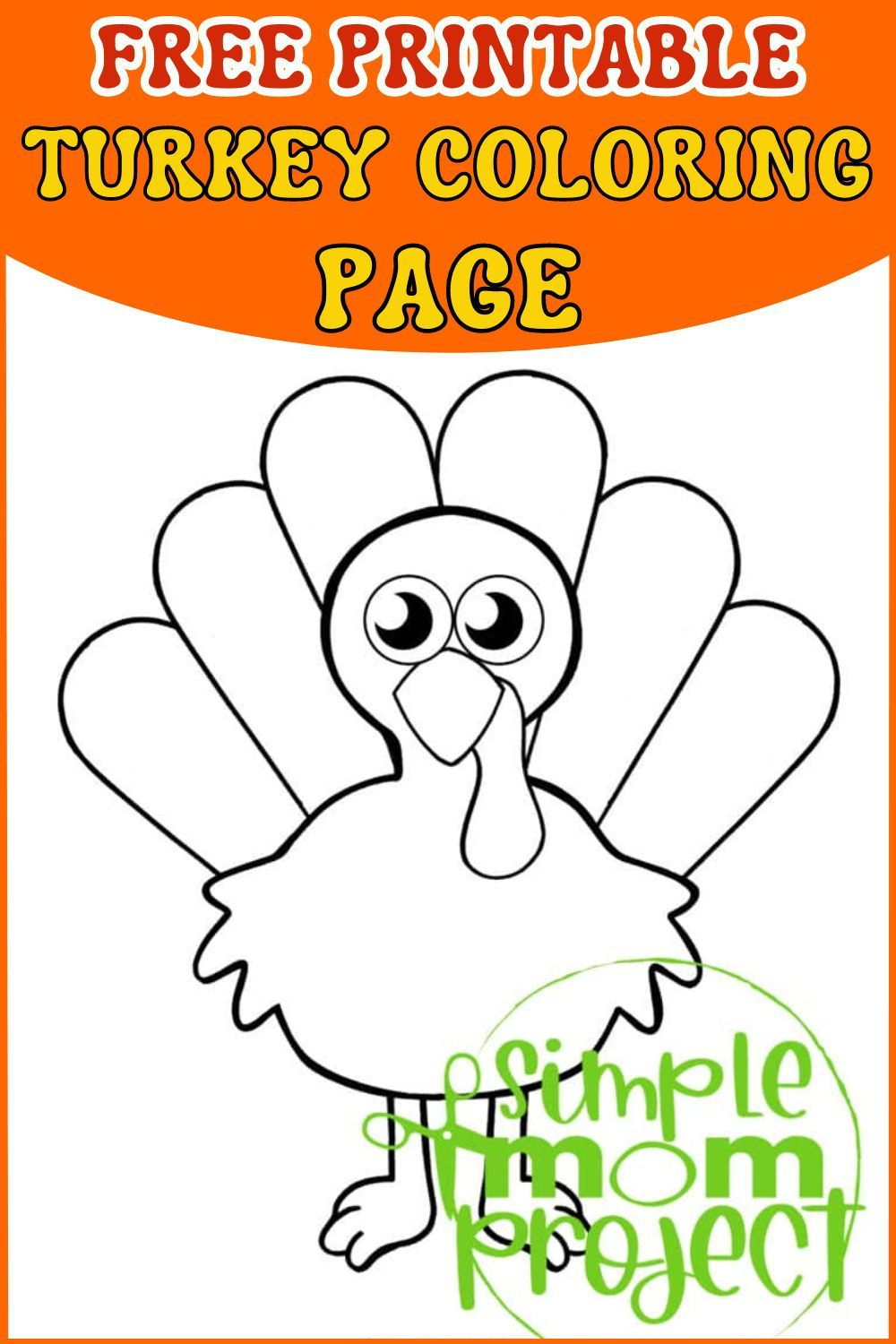 Turkey Template for Cute Turkey Template