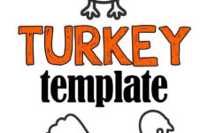 Turkey Template | Free Printable Turkey Outline within Free Template Turkey