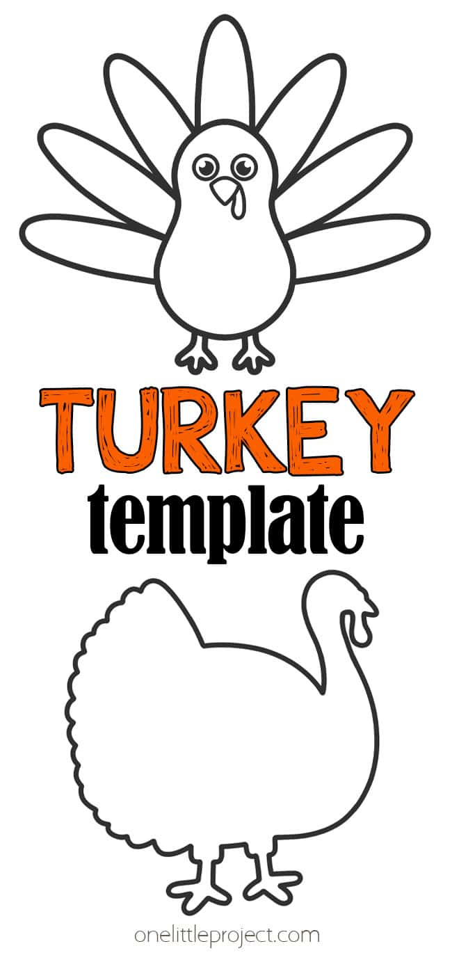 Turkey Template | Free Printable Turkey Outline within Free Templates For Turkey