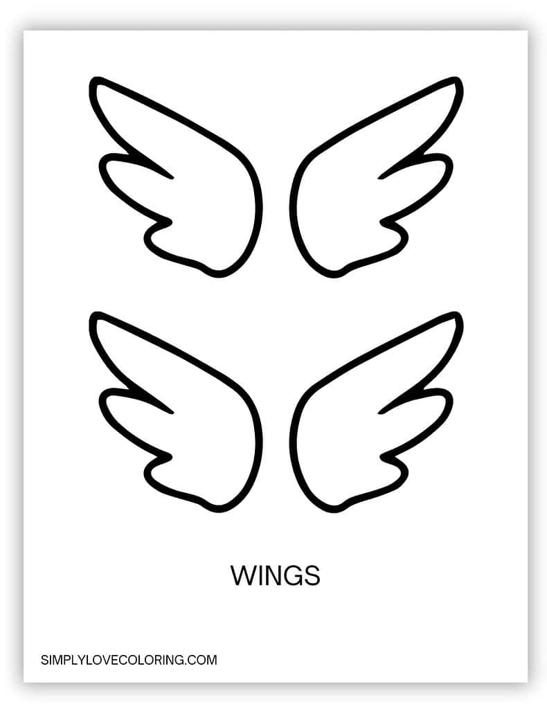 Turkey Templates (Free Pdf Printables) – Simply Love Coloring throughout Turkey Wings Template