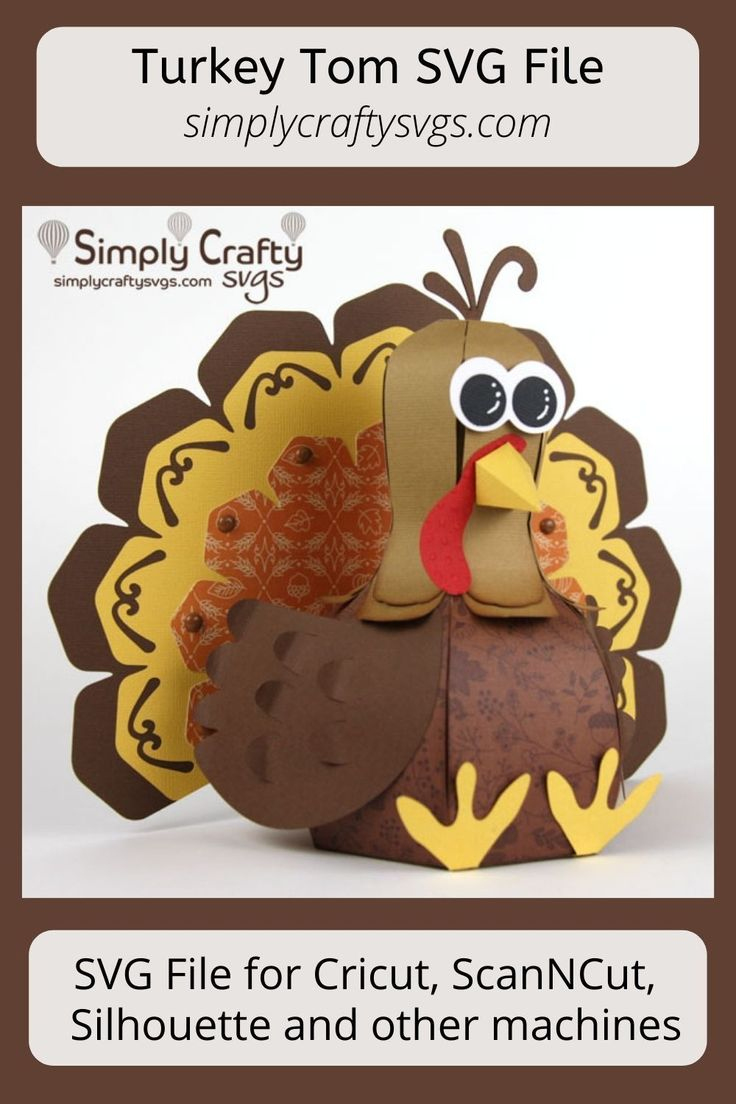 Turkey Tom Svg File intended for Turkey Tom Template