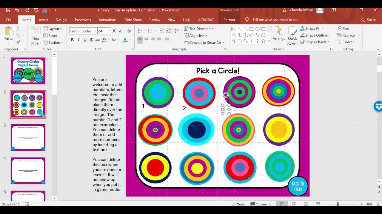 Turkey Trot Digital Game - Template - Pink Oatmeal Shop intended for Free Turkey Trot Theme Google Slides Template