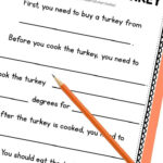 Turkey Writing Activity For Kids Within Turkey Writing Template